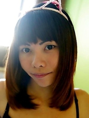 23 year old Thai ladyboy Bee fucks and sucks white tourist cock