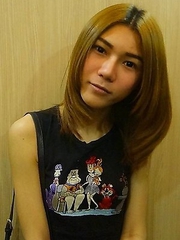 19 year old Thai ladyboy May gets made up for her date and a facial from her tourist friend