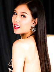 Janie is a stunning Thai tgirl with an amazing body, a beautiful face, big boobs, a sexy round ass and a rock hard cock!