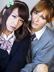 Lisa and her friend Serina -  two horny schoolgirls love their extra curricular activities!